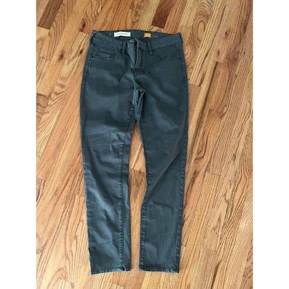 Pilcro Pants - PILCRO AND THE LETTERPRESS 29 gray stet jeans pants Straight